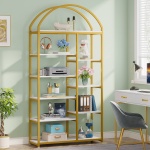Bookshelf, 9-Tier Modern bookcase with Open Shelves - Image 4
