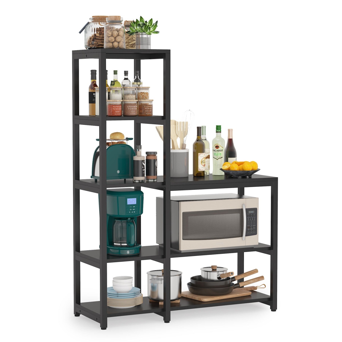 Kitchen Baker?s Rack, 5-Tier Microwave Oven Stand Shelf - Image 9