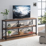 Sofa Table, 3 Tiers TV Stand Console Table - Image 6