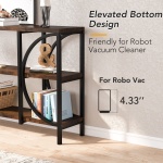 Console Table, 70.86? Sofa Entryway Table with 3 Tier Storage Shelves - Image 8