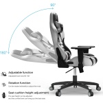 Gaming Chair ? Furgle Gamer Chair ? Office Chair ? Swing Mode ? with Headrest and Lumbar Support (WB) - Image 5