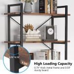 Bookshelf, 5 Tier Bookcase Display Shelf Unit - Image 8