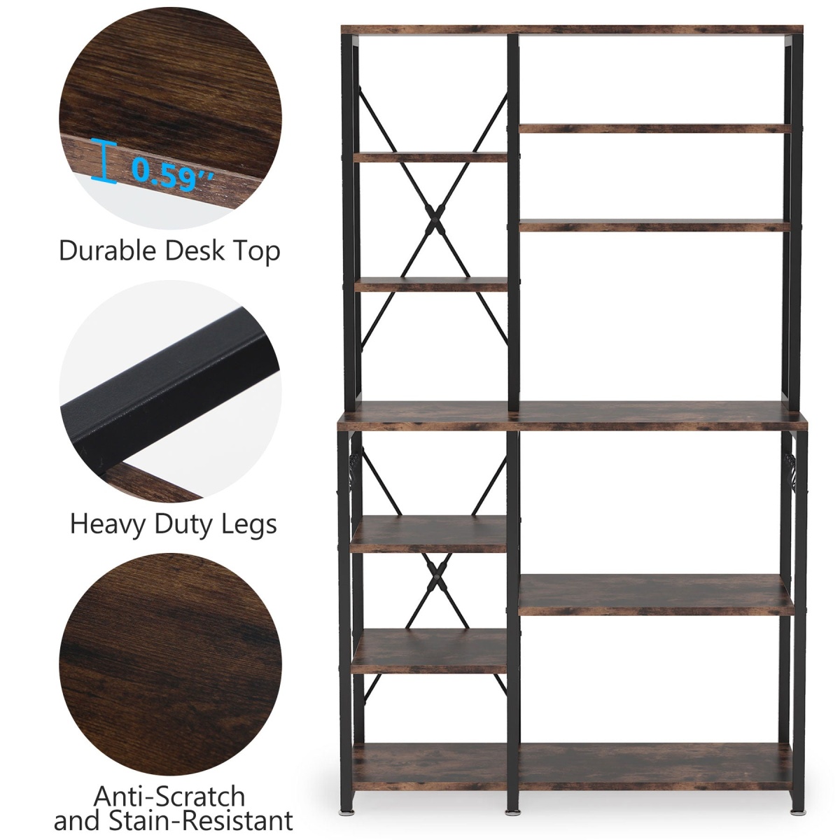 Kitchen Baker?s Rack, 10-Tier Kitchen Utility Storage Shelf - Image 7