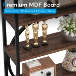 Bookshelf, 70.9? Industrial Bookcase 6-Tier Display Shelf - Image 6