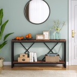 Console Table, 70.9? Entry Sofa Table with Open Storage Shelf - Image 6