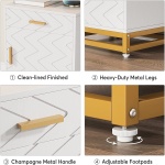 Nightstand, 26? Bedside Table with Drawer & Large Cabinet - Image 7