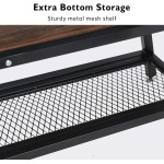 End Table, 3-Tier Vintage Bed Side Table Night Stand - Image 7