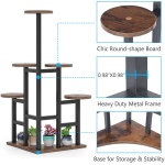 Corner Plant Stand Indoor, 6 Tiered Plant Shelf Flower Stand - Image 7
