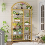 Bookshelf, 9-Tier Modern bookcase with Open Shelves - Image 6