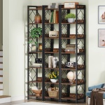 Corner Shelf, 78.7? Narrow Bookshelf 7 Tier Corner Bookcase - Image 11