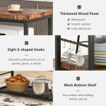 Kitchen Island with Storage Shelves, 3-Tier Kitchen Shelf - Image 7
