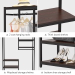 Freestanding Closet Organizer, Clothes Racks with 2 Hanging Rod - Image 5