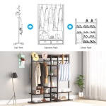 Freestanding Closet Organizer, Clothing Garment Rack - Image 7