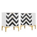 Nightstand, Modern 3-Drawer End Table Bedside Table for Bedroom - Image 8