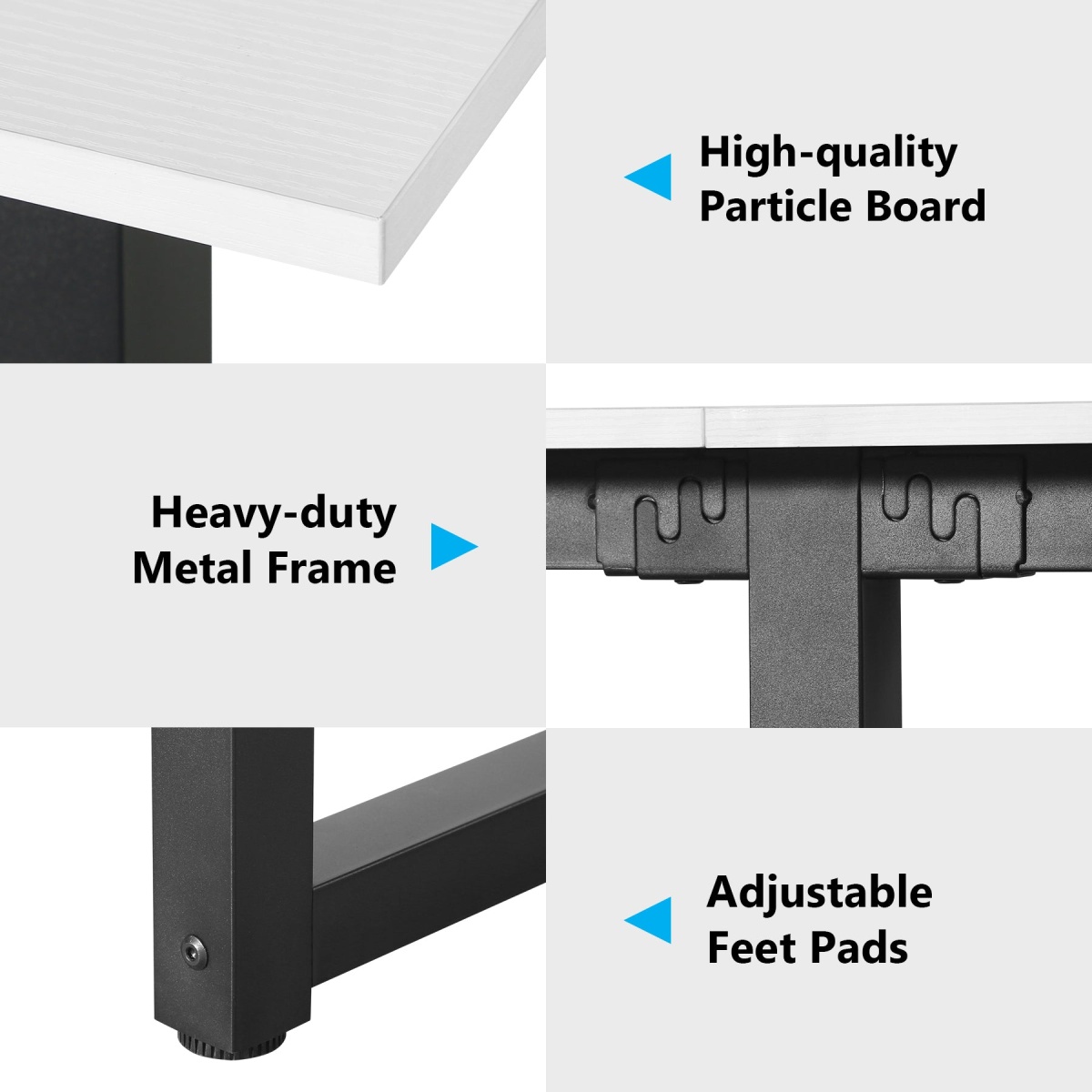 Conference Table, 8FT Rectangle Meeting Table Seminar Table - Image 7