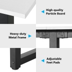 Conference Table, 8FT Rectangle Meeting Table Seminar Table - Image 7