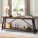 Console Table, 70.9 Inches Extra Long Sofa Table Behind Couch - Image 4