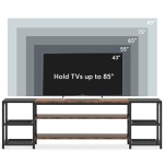 TV Stand, 3-Tier Media Entertainment Center for TV up to 85? - Image 6