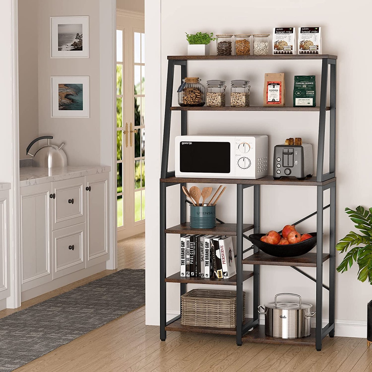 Kitchen Baker?s Rack, 8-Tier Microwave Oven Stand - Image 5