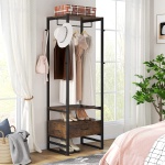 Coat Rack, 70.9? Hall Tree with Big Drawer Freestanding Closet Organizer - Image 6