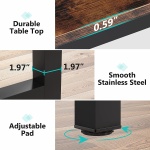 Conference Table, Rectangular Meeting Seminar Table Boardroom Desk - Image 5