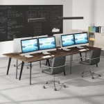 6FT Conference Table, 70.3 x 31 inch Meeting Table Computer Desk - Image 4