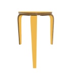 triangular shaped Yellow Coffee Table for Living Room Wooden chair Home Furniture for Bedroom Kitchen Office - Image 3