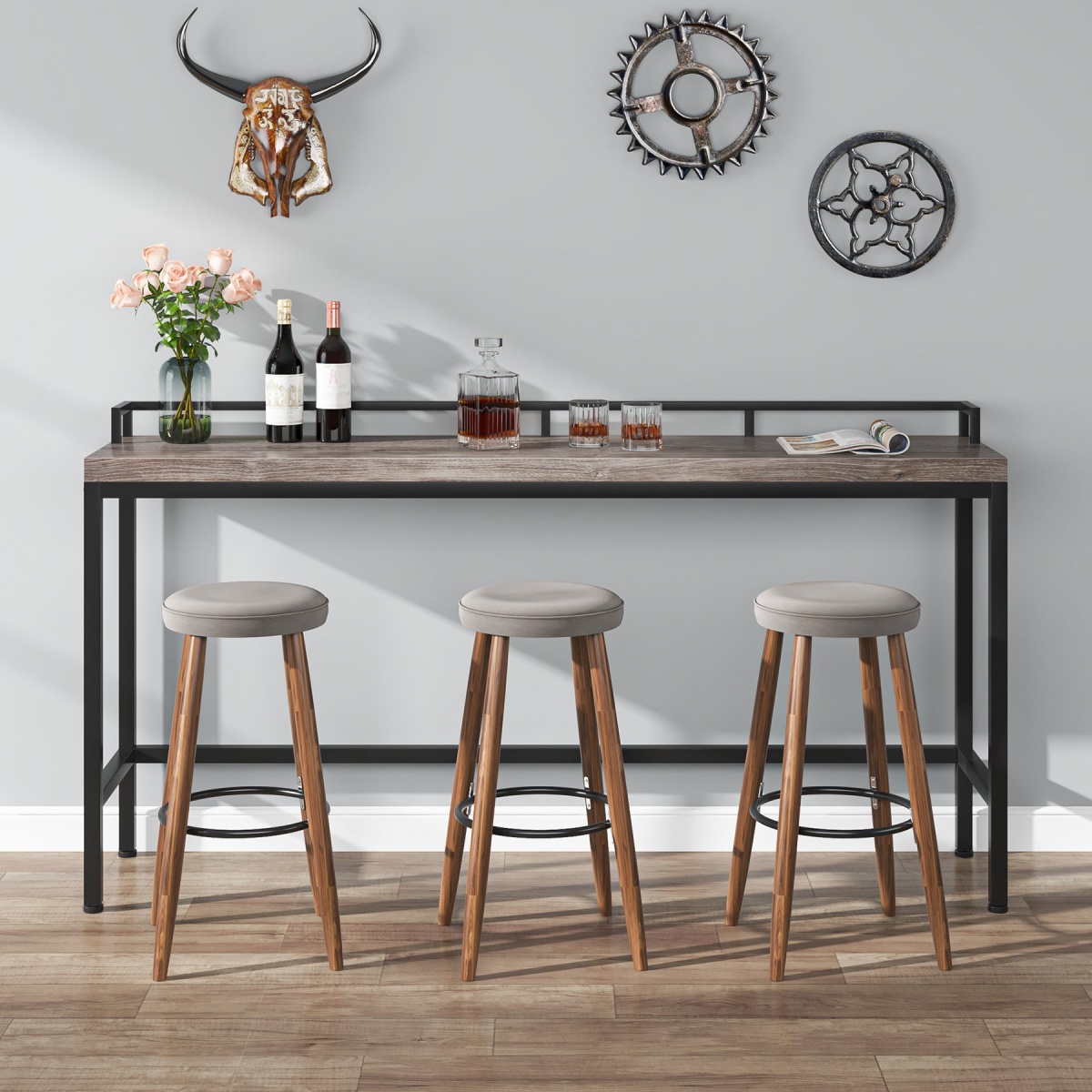 Console Table, 70.9 inch Extra Long Sofa Table - Image 11