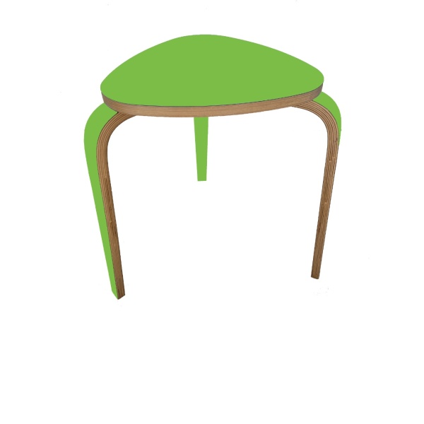 triangular shaped Green Coffee Table for Living Room Wooden chair Home Furniture for Bedroom Kitchen Office