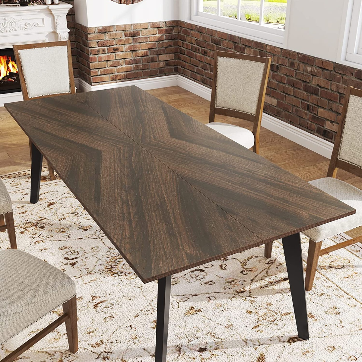 6FT Conference Table, 70.3 x 31 inch Meeting Table Computer Desk - Image 5
