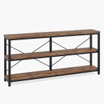 Sofa Table, 3 Tiers TV Stand Console Table - Image 4