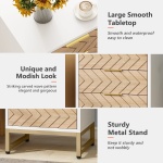 Nigntstand, Modern Bedside Table with 3 Drawers - Image 6