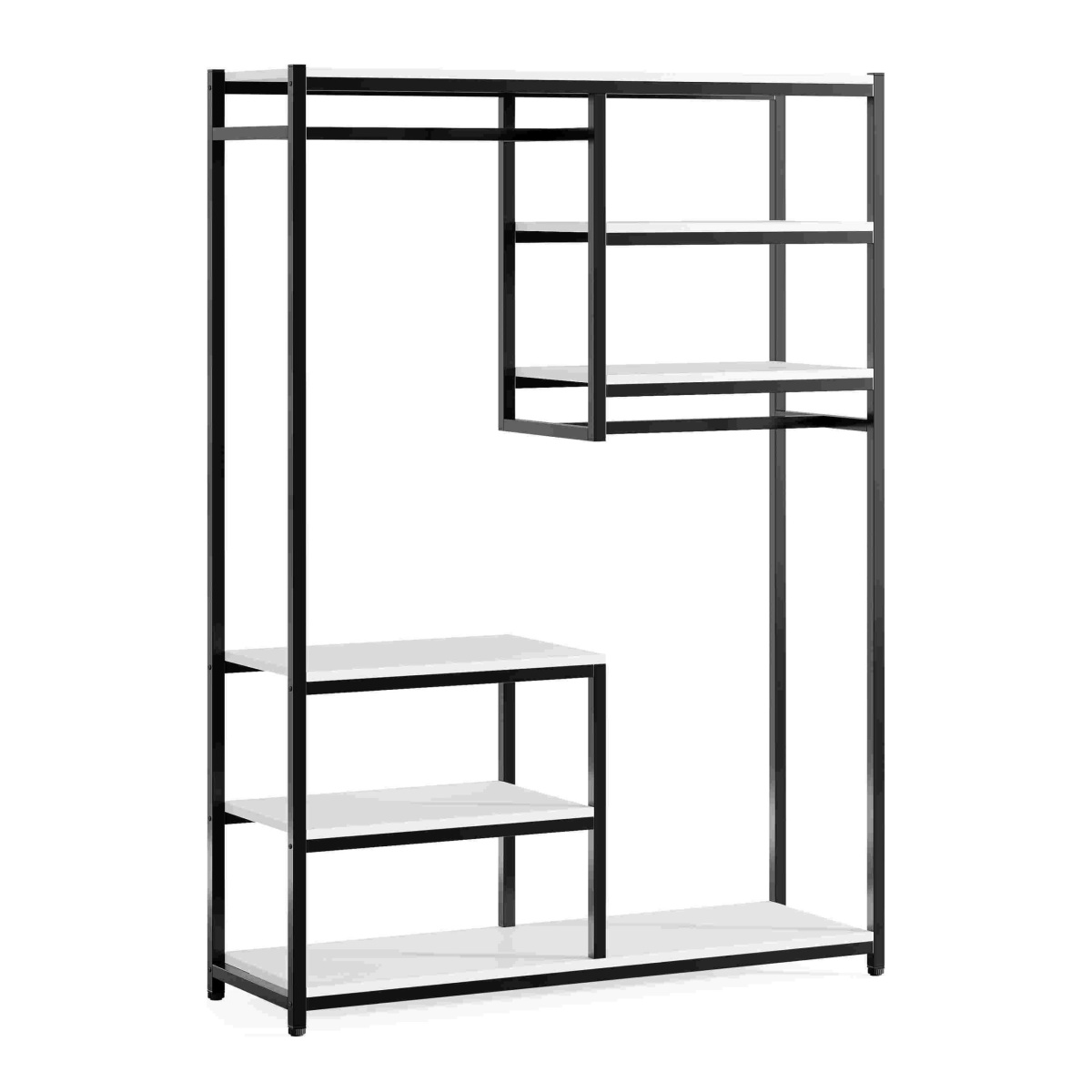 Freestanding Closet Organizer, Clothes Racks with 2 Hanging Rod - Image 9