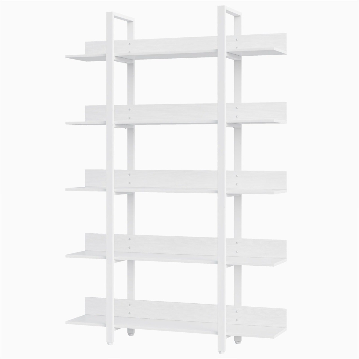 5-Tier Bookshelf, Industrial 5-Shelf Etagere Bookcase - Image 9