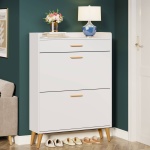 Shoe Cabinet, 16 Pairs Shoe Storage Rack with Drawers - Image 11