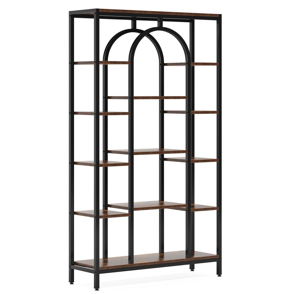 Bookshelf, 70.9? Etagere Bookcase Open Display Shelf - Image 2