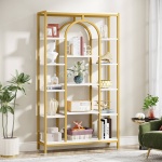 Bookshelf, 70.9? Etagere Bookcase Open Display Shelf - Image 9