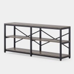 Console Table, 70.9 inch Long Sofa Table with Storage Shelves - Image 9