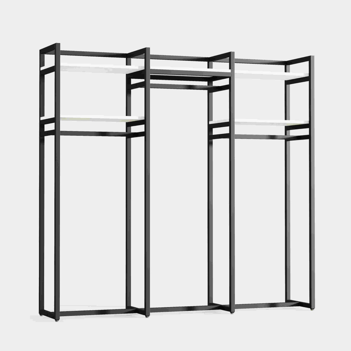 Freestanding Closet Organizer, 75 inch Heavy Duty Garment Rack - Image 9