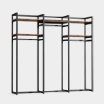 Freestanding Closet Organizer, 75 inch Heavy Duty Garment Rack - Image 4