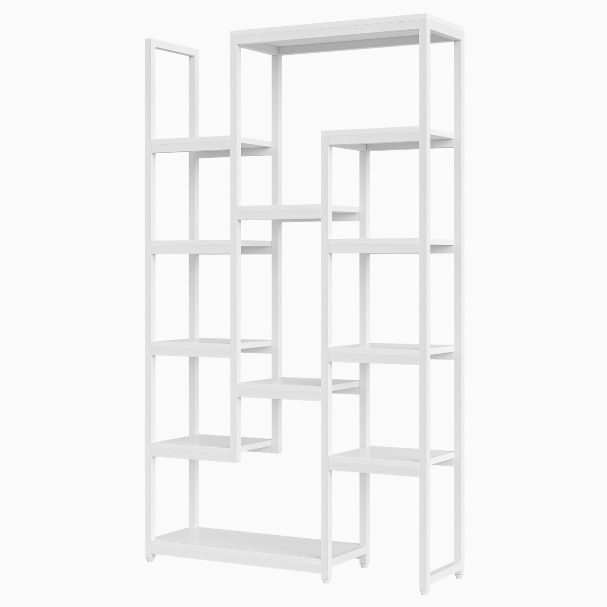 6-Tier Bookshelf 70.9 inch Tall Bookcase, 12-Shelf Display Shelves - Image 9