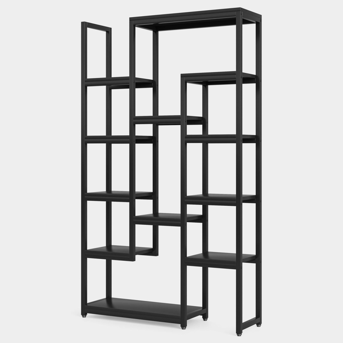 6-Tier Bookshelf 70.9 inch Tall Bookcase, 12-Shelf Display Shelves - Image 11