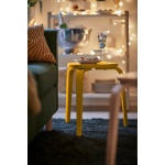 triangular shaped Yellow Coffee Table for Living Room Wooden chair Home Furniture for Bedroom Kitchen Office - Image 6