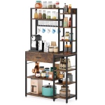 Kitchen Baker?s Rack, 70.9? Kitchen Storage Shelf with Drawer & Hutch