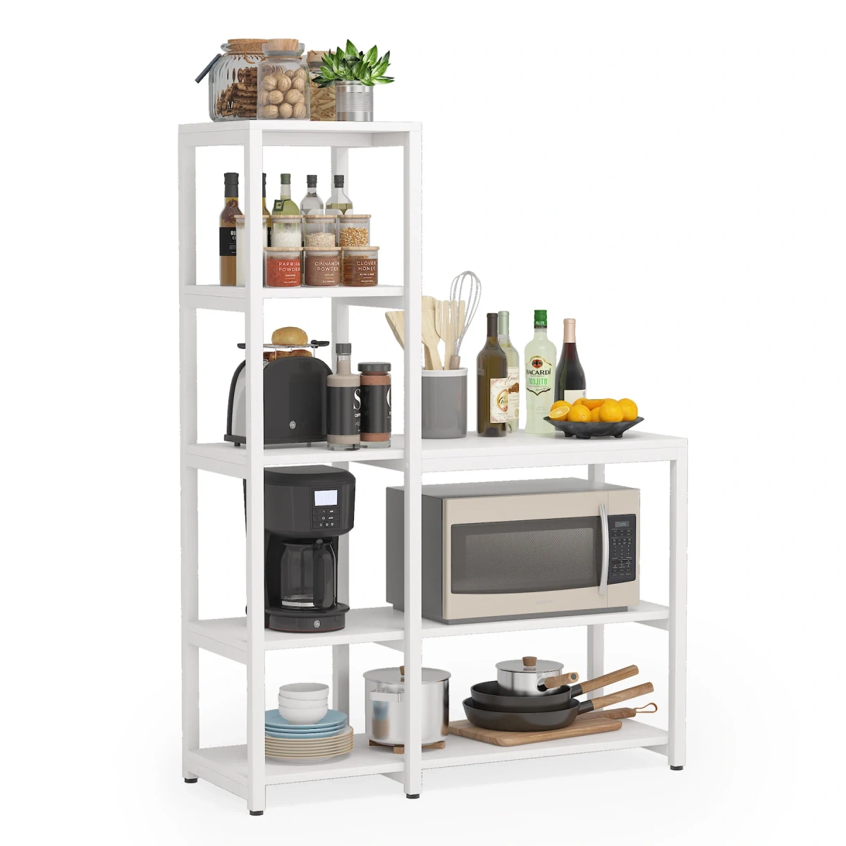 5-Tier Kitchen Bakers Rack with Storage Shelf - Image 10
