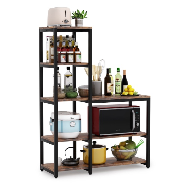 Kitchen Baker?s Rack, 5-Tier Microwave Oven Stand Shelf