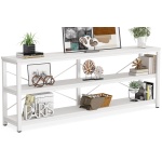 Sofa Table, 3 Tiers TV Stand Console Table
