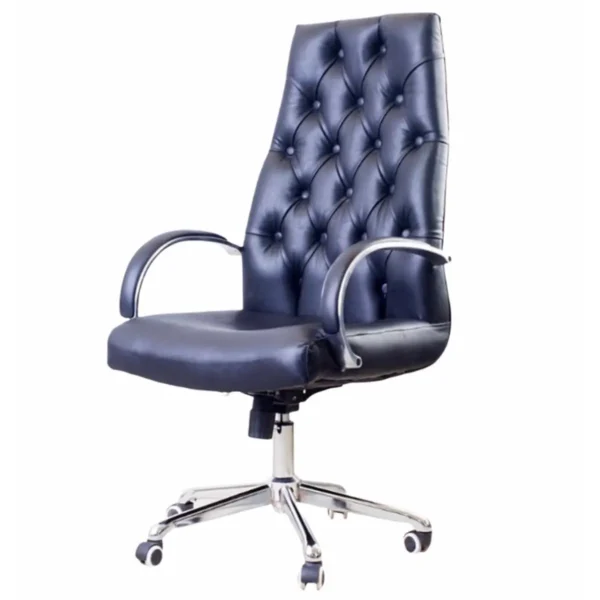 Leather Office Chair - Black