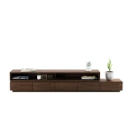 Black Wooden TV Unit, For Home, Living Room - Image 4