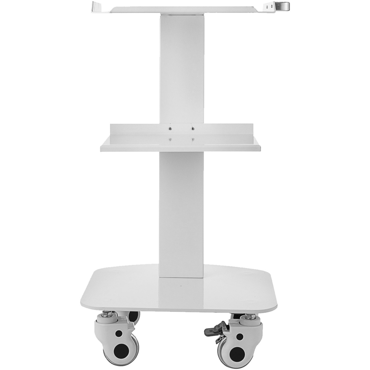 3 Trays Utility Cart 3-Layer Trolley Heavy Duty Lab Dental Rolling Utility Cart with 4 PE Wheels 2 of which can be Locked for Fixing Heavy-Duty with 33Lb Load Capacity - Image 11